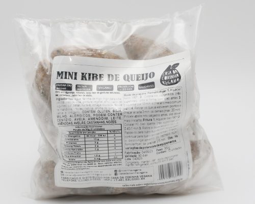 Queijo de inhame-mini kibe vegano-minis salgados veganos-10-frente-Casa da Coxinha Vegana