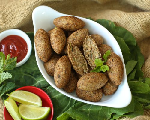 Soja kibe vegano-minis salgados veganos-porção cenário G-Casa da Coxinha Vegana